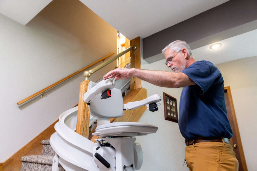 a chair lift for stairs in Overland Park Kansas