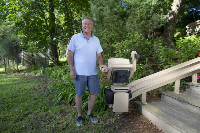 Elite Curved Outdoor Stair Lift 12