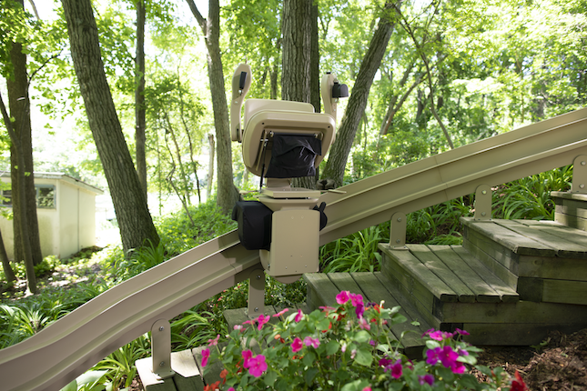 Elite Curved Outdoor Stair Lift 7