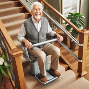 Image of a stair lift